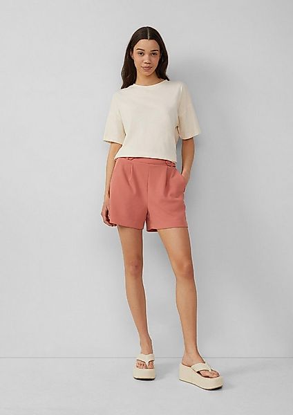 QS Shorts Hose Shorts aus Interlockjersey günstig online kaufen