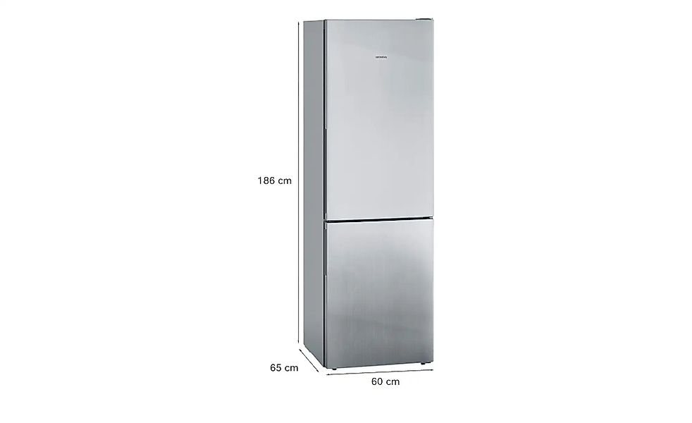 SIEMENS Kühl-Gefrier-Kombination  KG36EALCA ¦ silber ¦ Glas,Kunststoff,Meta günstig online kaufen