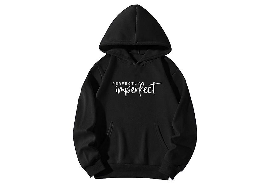 Banco Kapuzensweatshirt Damen Perfectly Imperfect Hoodie Unifarben Größen X günstig online kaufen