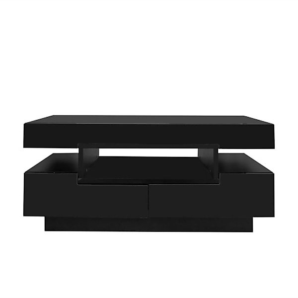 BlingBin Couchtisch Hochglanzoberfläche (80x50x36 cm), LED-Licht, günstig online kaufen