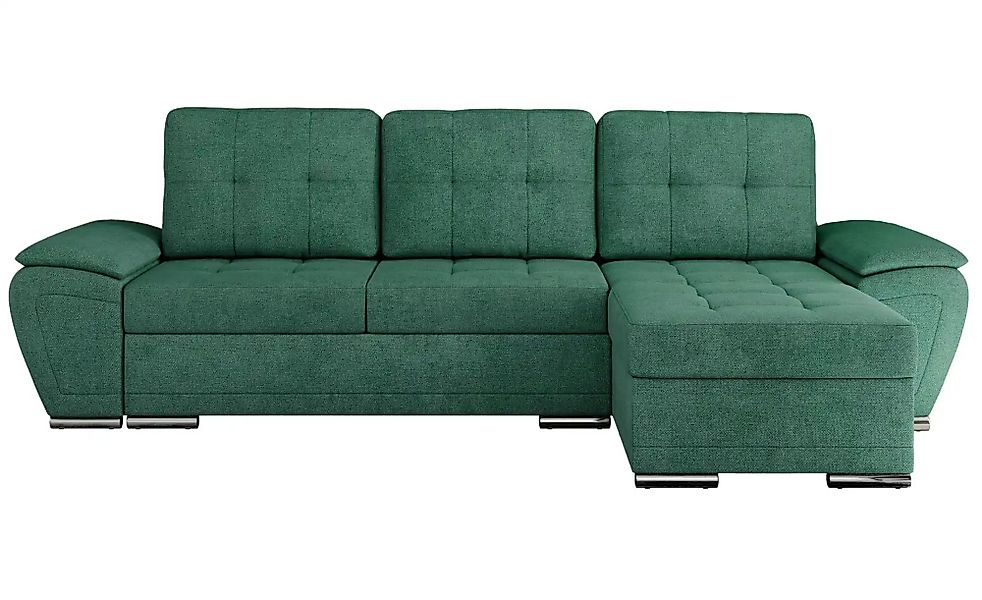 Ecksofa mit Schlaffunktion Umbria ¦ grün ¦ Maße (cm): B: 271 H: 85 Polsterm günstig online kaufen