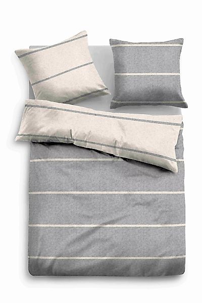 Bettwäsche Melange Grey 155x200 günstig online kaufen