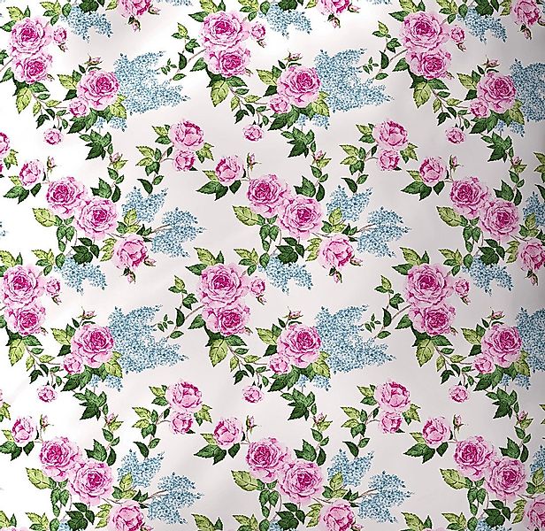JACK Bettwäsche 135x200cm Rosen Flieder Zweige, günstig online kaufen