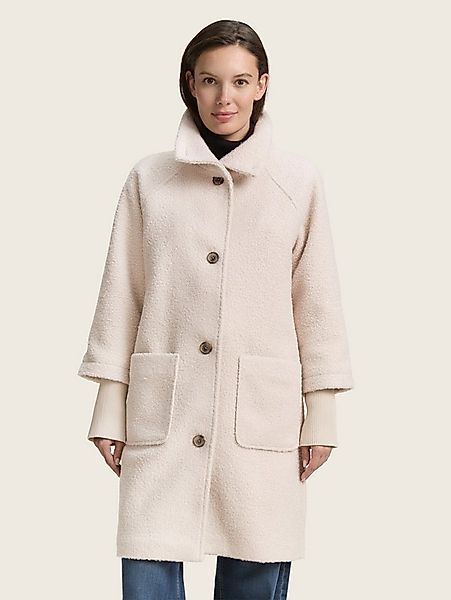 TOM TAILOR Kurzmantel Jacken Bouclé Mantel mit Stehkragen günstig online kaufen