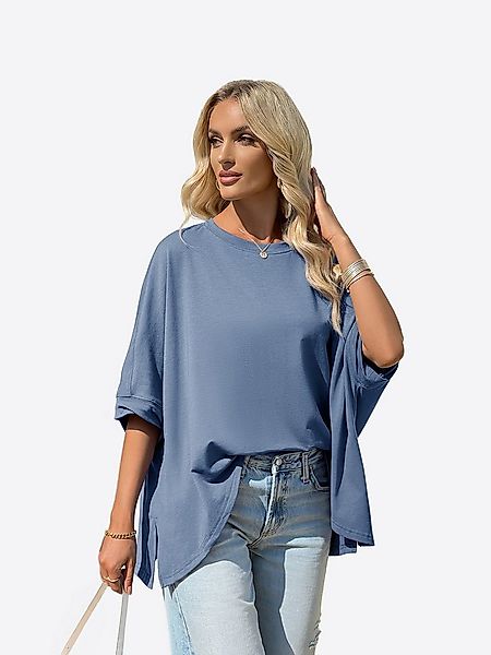 Imily Bela T-Shirt Damen Oversized Top mit Fledermausärmeln (Packung, 1-tlg günstig online kaufen