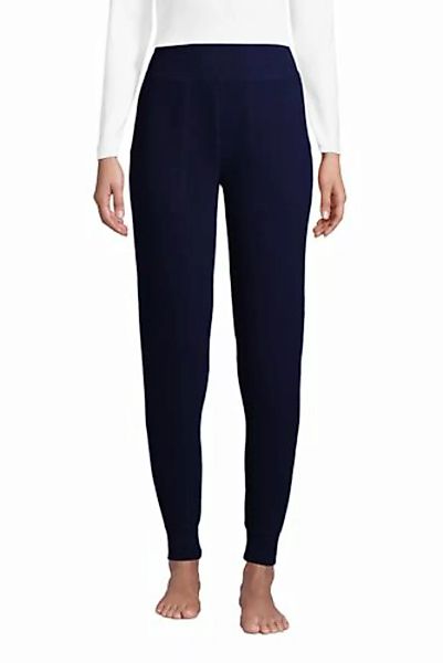 Pyjamahose mit Waffelstruktur, Damen, Größe: 48-50 Normal, Blau, Jersey, by günstig online kaufen