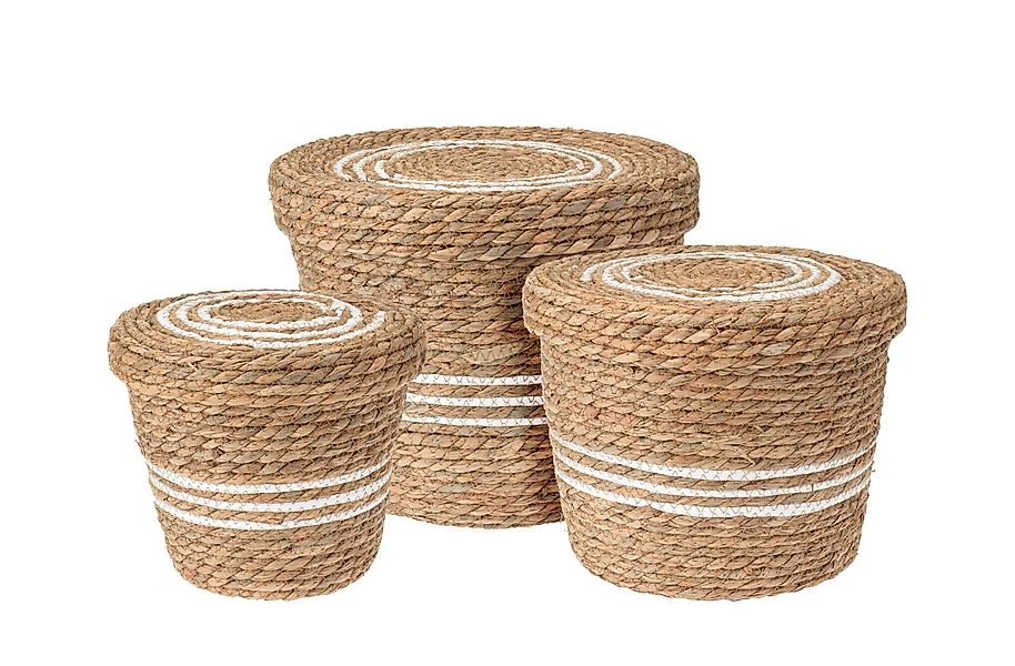 Spetebo Allzweckkorb Set Aufbewahrungskorb aus Seegras günstig online kaufen