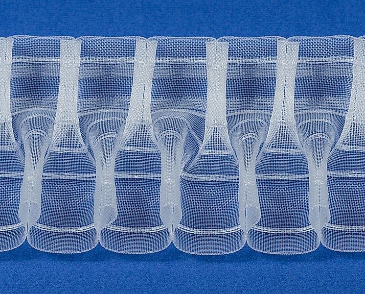 rewagi Gardine Smokfaltenband - Farbe: transparent günstig online kaufen