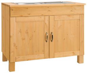 Home affaire Spülenschrank "Alby" Breite 100 cm, 1 Fach günstig online kaufen