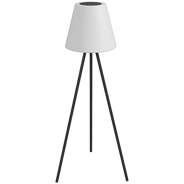 Outsunny Solar Stehlampe Outdoor Stehleuchte mit Lichtsensor USB Aufladbar günstig online kaufen