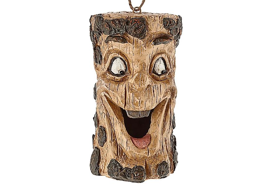 CEPEWA Vogelhaus Vogelhaus zum Aufhängen Waldgeist 11x21cm naturfarben Poly günstig online kaufen