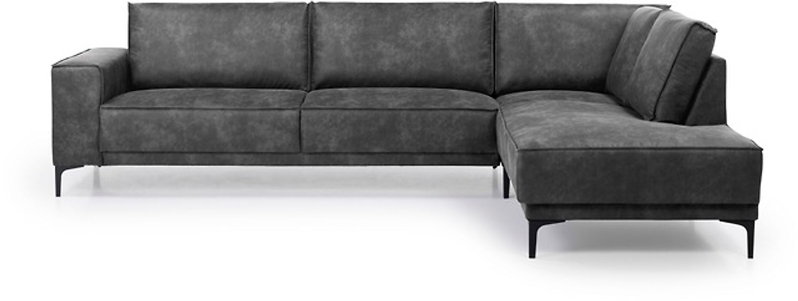 Places of Style Ecksofa »Polsterecke Oland, Struktur, Flachgewebe, Luxus-Mi günstig online kaufen