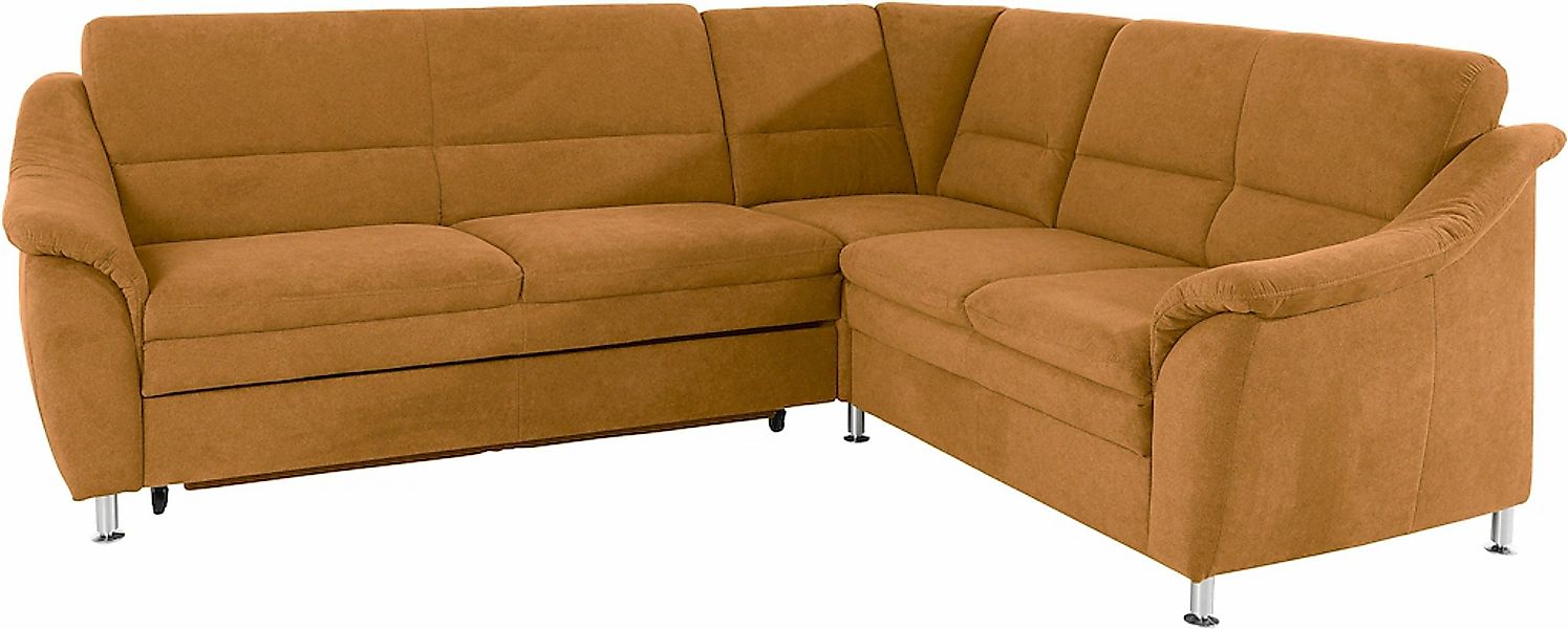 Places of Style Ecksofa »Cardoso L-Form«, Federkern, wahlweise mit Bett, Sc günstig online kaufen