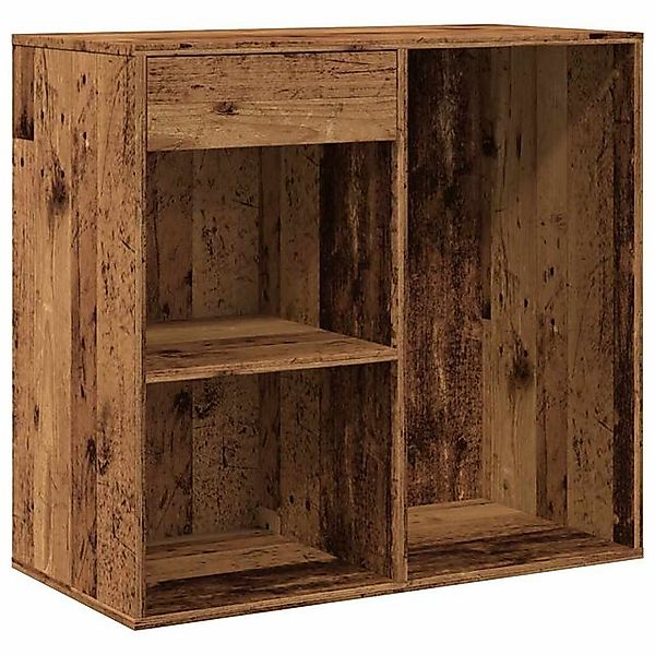 vidaXL Schuhschrank Kosmetikschrank Altholz-Optik 80x40x75 cm Holzwerkstoff günstig online kaufen