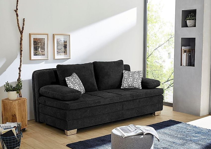 Jockenhöfer Gruppe Schlafsofa "Lincoln", mit Bettfunktion und Bettkasten, a günstig online kaufen