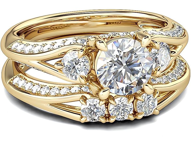 Jumpeak Diamantring 1 ct E VS2 3EX,Labordiamant,Prächtig,Trauringe Ehering günstig online kaufen