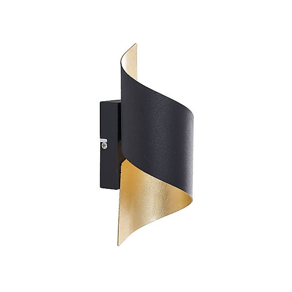 Lindby Wandleuchte Desirio, Metall, Schwarz IP20, günstig online kaufen