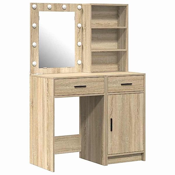 vidaXL Schminktisch Schminktisch Set mit Regal günstig online kaufen