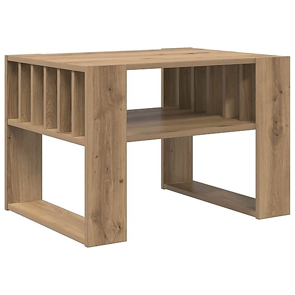 vidaXL Couchtisch Artisan-Eiche 66 x 49,5 x 45 cm Holzwerkstoff 8000123 günstig online kaufen