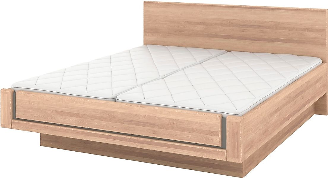Musterring Holzbett "Sorrent, Bettgestell, Bettrahmen, teilmassiv Eiche", ( günstig online kaufen