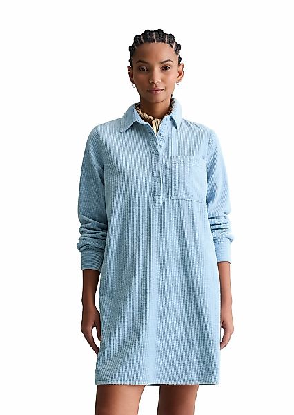 Marc OPolo DENIM Hemdblusenkleid "mit lässiger Bubble-Struktur" günstig online kaufen