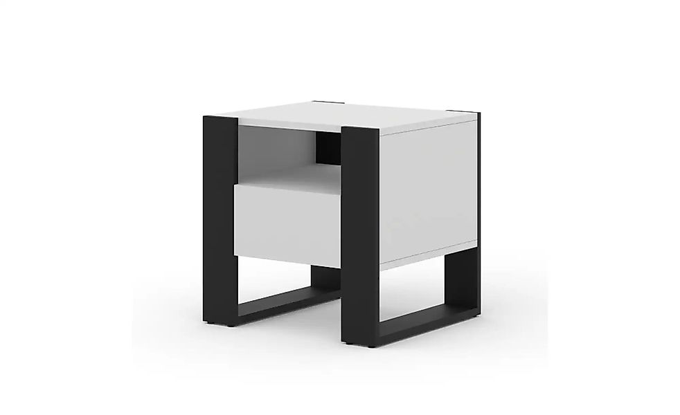 Nachttisch   ¦ weiß ¦ Maße (cm): B: 48 H: 47,5 Tische > Nachttische - Höffn günstig online kaufen