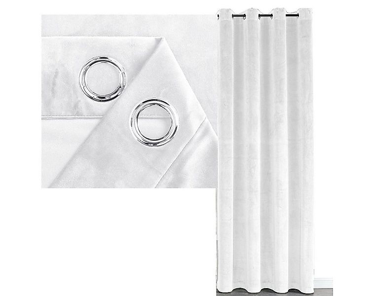 Vorhang SAMT Vorhang Ösen Verdunkelungsvorhang abdunkelnd (1 St), Ösen, abd günstig online kaufen