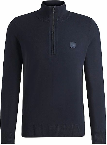 BOSS Kanobix Half Zip Pullover Dunkelblau - Größe XL günstig online kaufen