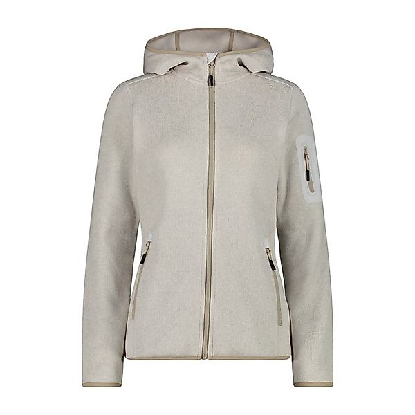 CMP Strickfleecejacke KNITTED MELANGE HOODY WOMAN HOODY (1-St) Wärmend und günstig online kaufen