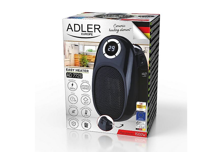 Adler Heizlüfter Adler AD 7726 Thermofan Heizstrahler, 15-35°C, 1500W günstig online kaufen