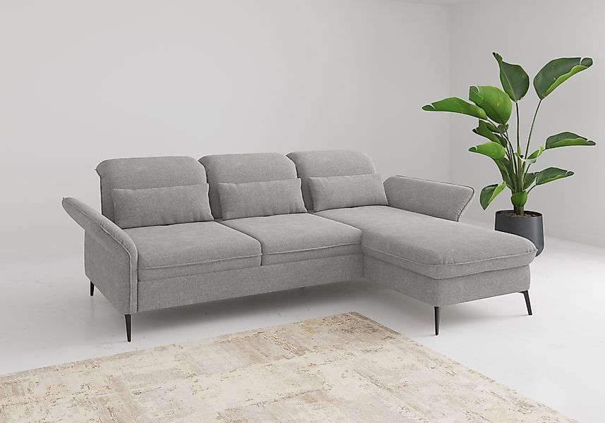 sit&more Ecksofa »Emely, inkl. Sitztiefenverstellung« wahlweise mit Bettfun günstig online kaufen