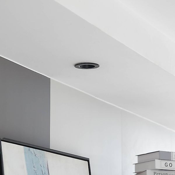 Arcchio LED-Downlight Aryx, schwarz, 3.000K günstig online kaufen