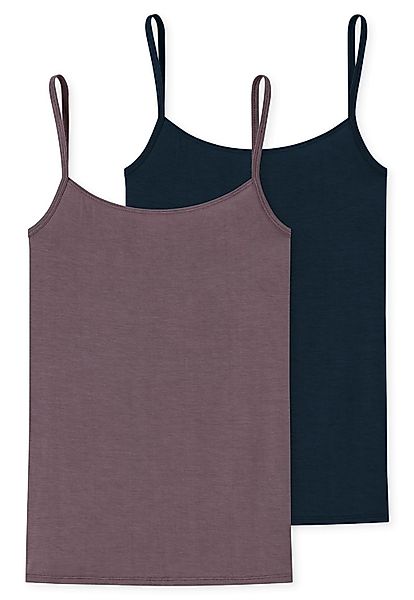 Schiesser Spaghettitop Modal Essentials (2-tlg) schmale günstig online kaufen