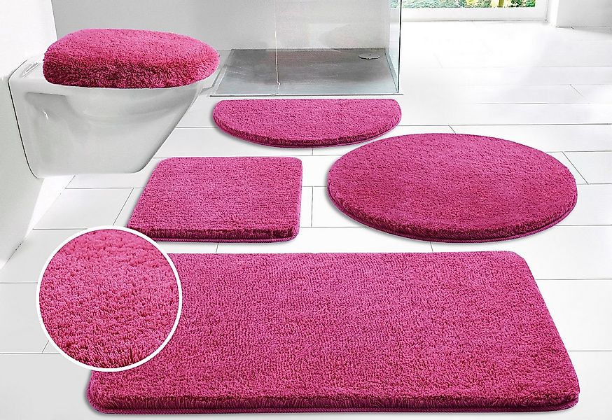 OTTO home Badematte Merida, Badvorleger, Badezimmer Teppich, Höhe 32 mm, ru günstig online kaufen