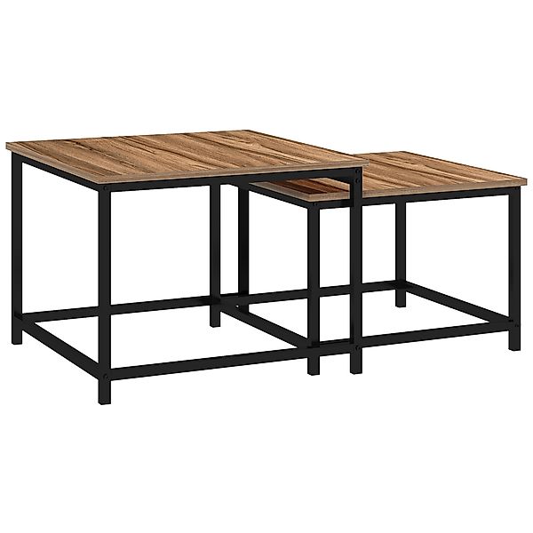 HOMCOM Couchtisch Sofatisch im Industriedesign mit günstig online kaufen