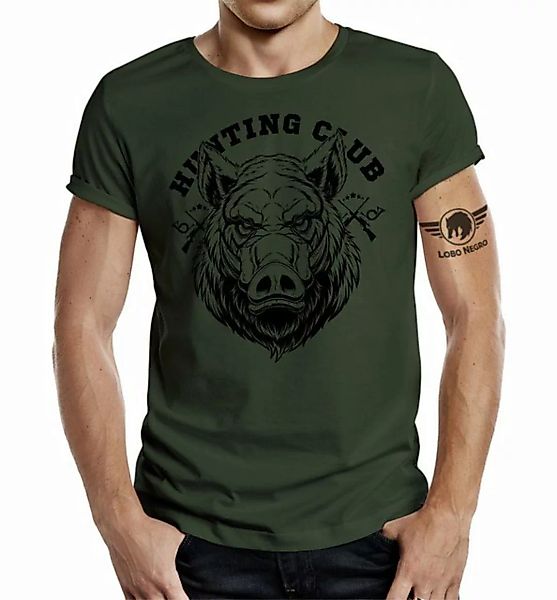 LOBO NEGRO® T-Shirt für Jäger: Hunting Club Eber günstig online kaufen
