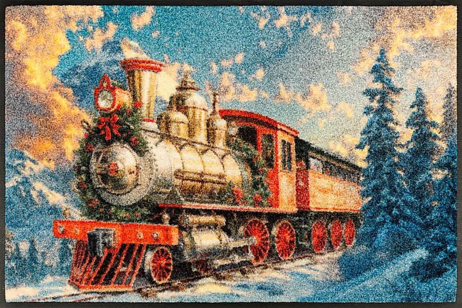 wash+dry by Kleen-Tex Fußmatte "Snow Express" rechteckig 7 mm Höhe waschbar günstig online kaufen