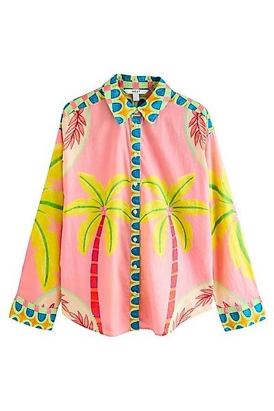 Next Langarmhemd Leichte Strandbluse aus 100 % Baumwolle (1-tlg) günstig online kaufen