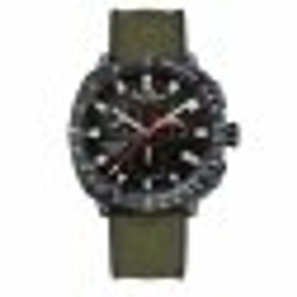 Herren Armbanduhr Edelstahl geschwärzt Satiniert 25cm günstig online kaufen