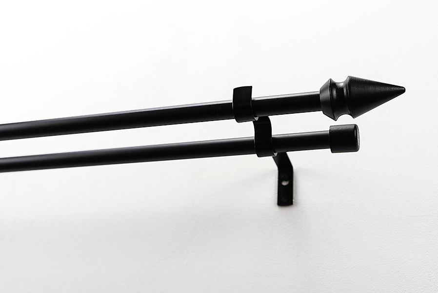 GARESA Gardinenstange "SPYRNA mit offenem Träger" Ø 16 mm 2 läufig-läufig W günstig online kaufen