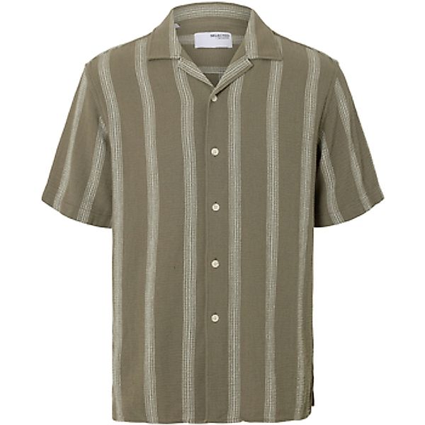 Selected  Blusen Sal Relax Fit Overhemd Vetiver günstig online kaufen