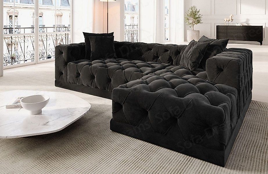 Sofa Dreams Ecksofa Designer Samtstoff Polster günstig online kaufen