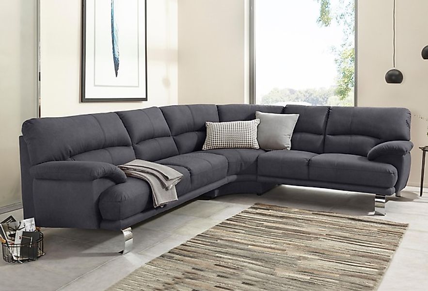TRENDMANUFAKTUR Ecksofa »Cecilia II, in italienischen Design, bequem, hoher günstig online kaufen