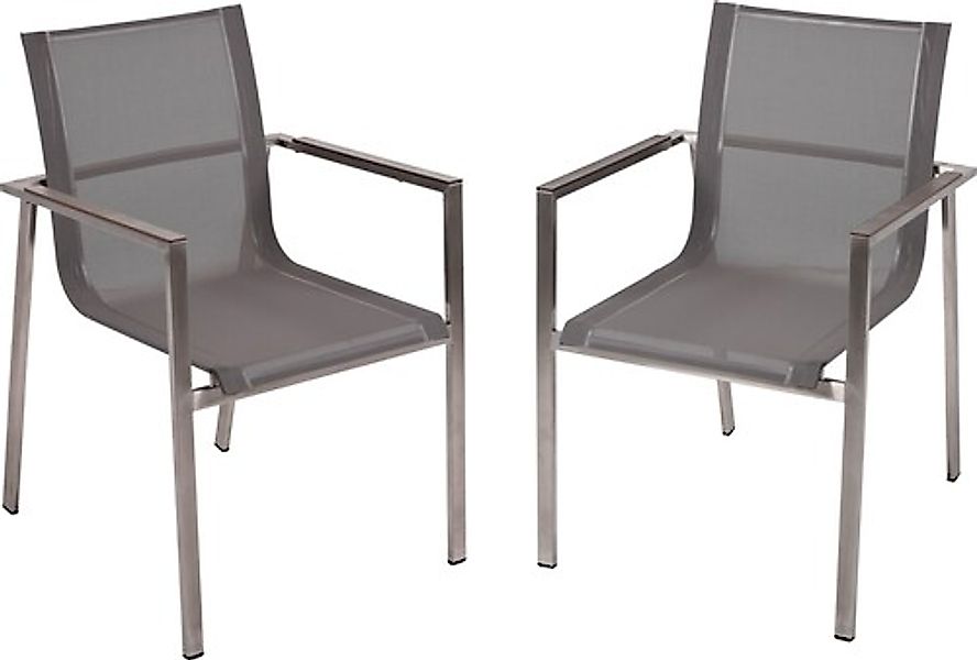 Garden Pleasure Stapelstuhl »SIENNA, 2er Set« (Set) 2 Stk. stapelbar günstig online kaufen