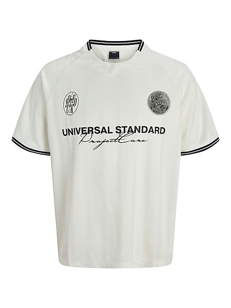 Jack & Jones Herren Rundhals T-Shirt JCOCOVER RETRO FOOTBALL - Relaxed Fit günstig online kaufen