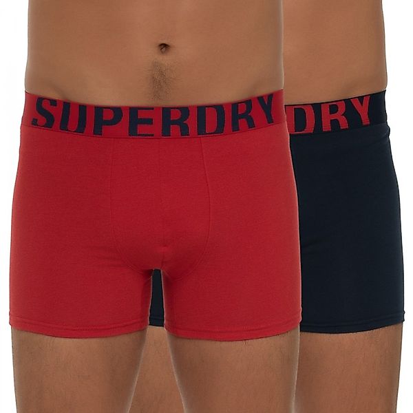 Superdry 2-er Set Boxer Briefs Rot & Schwarz günstig online kaufen