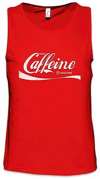 Urban Backwoods Tanktop Need Caffeine Ärmelloses T-Shirt Cola Kola Love Lie günstig online kaufen