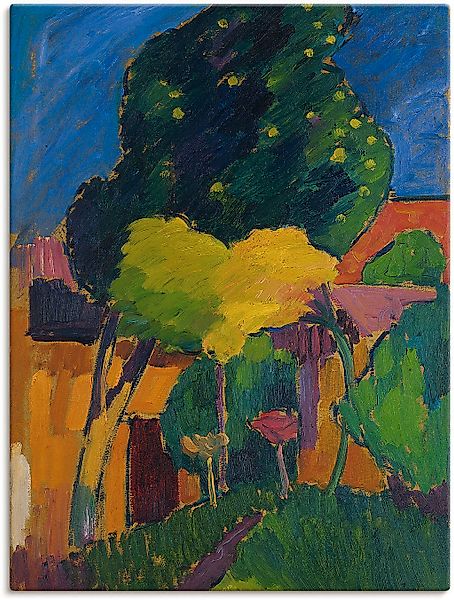 Artland Leinwandbild "Murnau. 1908" Garten 1 Stk. tlg. auf Keilrahmen gespa günstig online kaufen