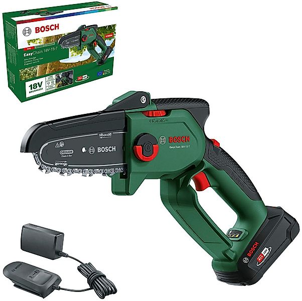 Bosch Akku-Gehölzschneider EasyChain 18 V-15-7 inkl. 2,5 Ah-Akku Ladegerät günstig online kaufen