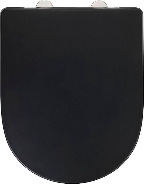 WENKO WC-Sitz Exclusive Nr. 3, schwarz, aus antibakteriellem Duroplast günstig online kaufen